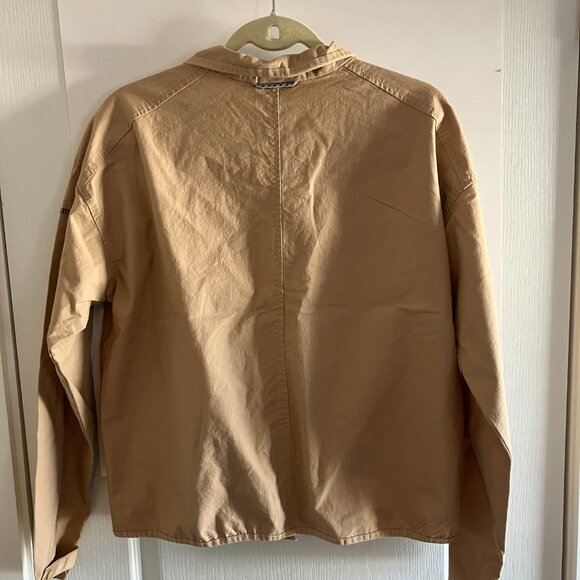 New with Tags Columbia Size Medium Womens Tan/Brown Shirt Shacket. - Picture 8 of 13